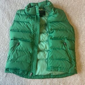 American Eagle Outfitters Y2K Green Puffer Vest